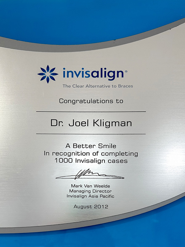 Awarded Invisalign® Dentists since 2012